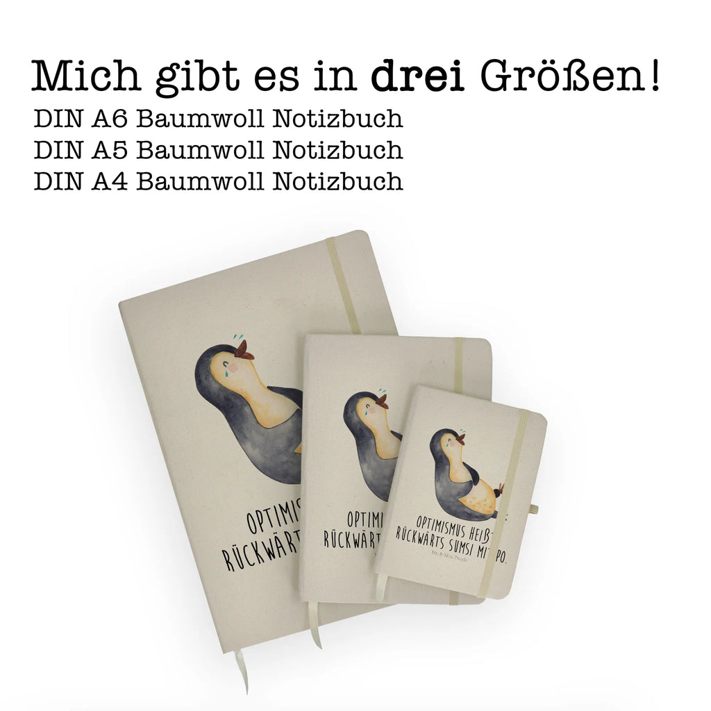 Baumwoll Notizbuch Pinguin Lachen Notizen, Eintragebuch, Tagebuch, Notizblock, Adressbuch, Journal, Kladde, Skizzenbuch, Notizheft, Schreibbuch, Schreibheft, Pinguin, Pinguine, lustiger Spruch, Optimismus, Fröhlich, Lachen, Humor, Fröhlichkeit