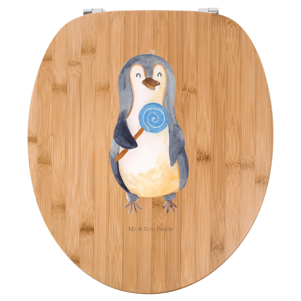 Motiv WC Sitz Pinguin Lolli Klobrille, Klodeckel, Toilettendeckel, WC-Sitz, Toilette, Pinguin, Pinguine, Lolli, Süßigkeiten, Blödsinn, Spruch, Rebell, Gauner, Ganove, Rabauke