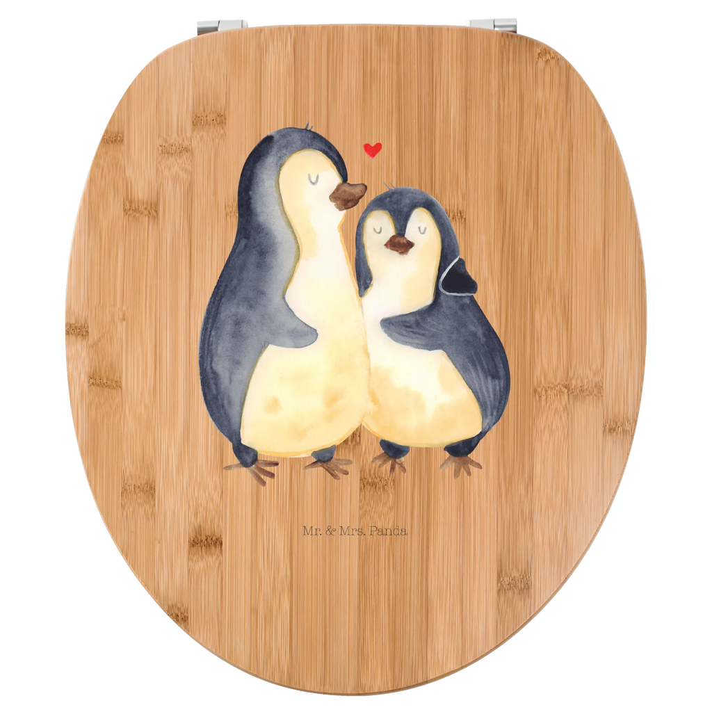 Motiv WC Sitz Pinguin umarmen Klobrille, Klodeckel, Toilettendeckel, WC-Sitz, Toilette, Pinguin, Liebe, Liebespaar, Liebesbeweis, Liebesgeschenk, Verlobung, Jahrestag, Hochzeitstag, Hochzeit, Hochzeitsgeschenk