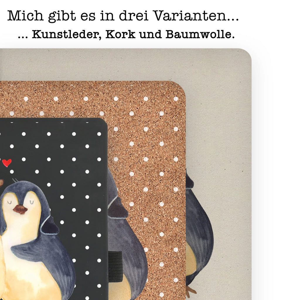 Baumwoll Notizbuch Pinguin umarmen Notizen, Eintragebuch, Tagebuch, Notizblock, Adressbuch, Journal, Kladde, Skizzenbuch, Notizheft, Schreibbuch, Schreibheft, Pinguin, Liebe, Liebespaar, Liebesbeweis, Liebesgeschenk, Verlobung, Jahrestag, Hochzeitstag, Hochzeit, Hochzeitsgeschenk