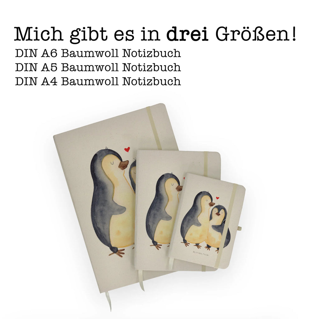 Baumwoll Notizbuch Pinguin umarmen Notizen, Eintragebuch, Tagebuch, Notizblock, Adressbuch, Journal, Kladde, Skizzenbuch, Notizheft, Schreibbuch, Schreibheft, Pinguin, Liebe, Liebespaar, Liebesbeweis, Liebesgeschenk, Verlobung, Jahrestag, Hochzeitstag, Hochzeit, Hochzeitsgeschenk