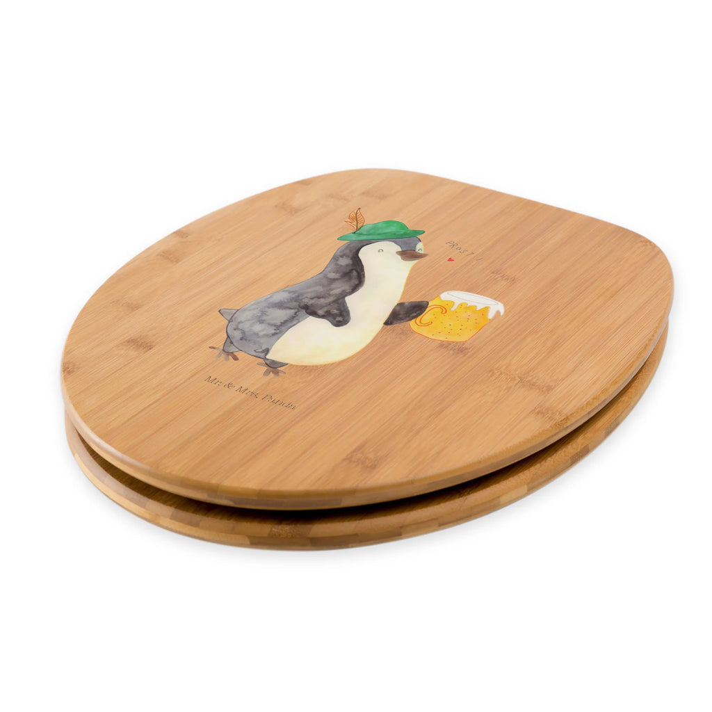 Motiv WC Sitz Pinguin Bier Klobrille, Klodeckel, Toilettendeckel, WC-Sitz, Toilette, Pinguin, Pinguine, Bier, Oktoberfest