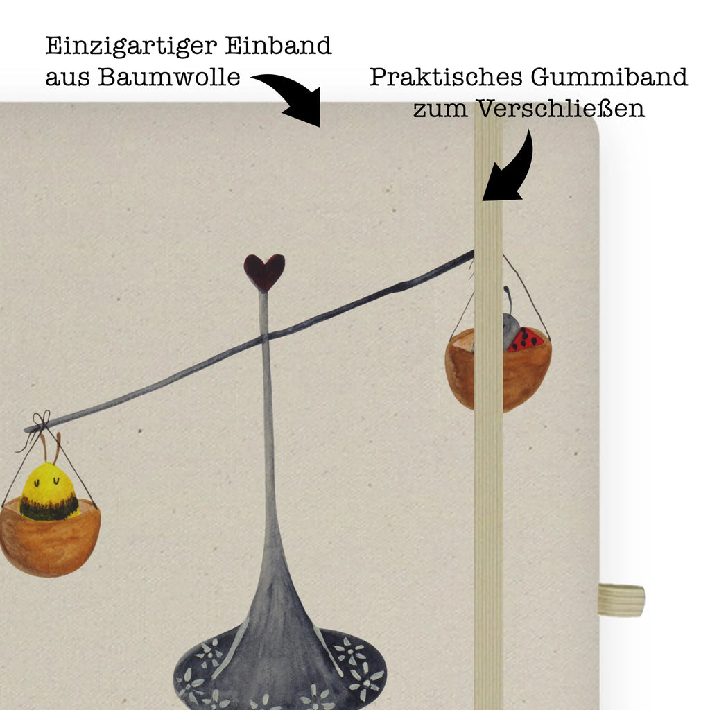 Baumwoll Notizbuch Sternzeichen Waage Notizen, Eintragebuch, Tagebuch, Notizblock, Adressbuch, Journal, Kladde, Skizzenbuch, Notizheft, Schreibbuch, Schreibheft, Tierkreiszeichen, Sternzeichen, Horoskop, Astrologie, Aszendent, Waage, Waage Geschenk, Waage Sternzeichen, Geschenk Oktober, Geschenk September, Geburtstag Oktober, Geburtstag September, Gleichgewicht, Marienkäfer, Hummel, Biene