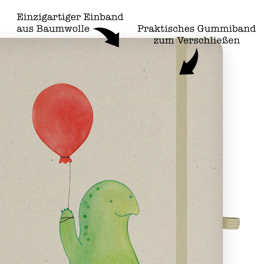 Baumwoll Notizbuch Schildkröte Luftballon Notizen, Eintragebuch, Tagebuch, Notizblock, Adressbuch, Journal, Kladde, Skizzenbuch, Notizheft, Schreibbuch, Schreibheft, Schildkröte, Schildkröten, Mutausbruch, Motivation, Motivationsspruch