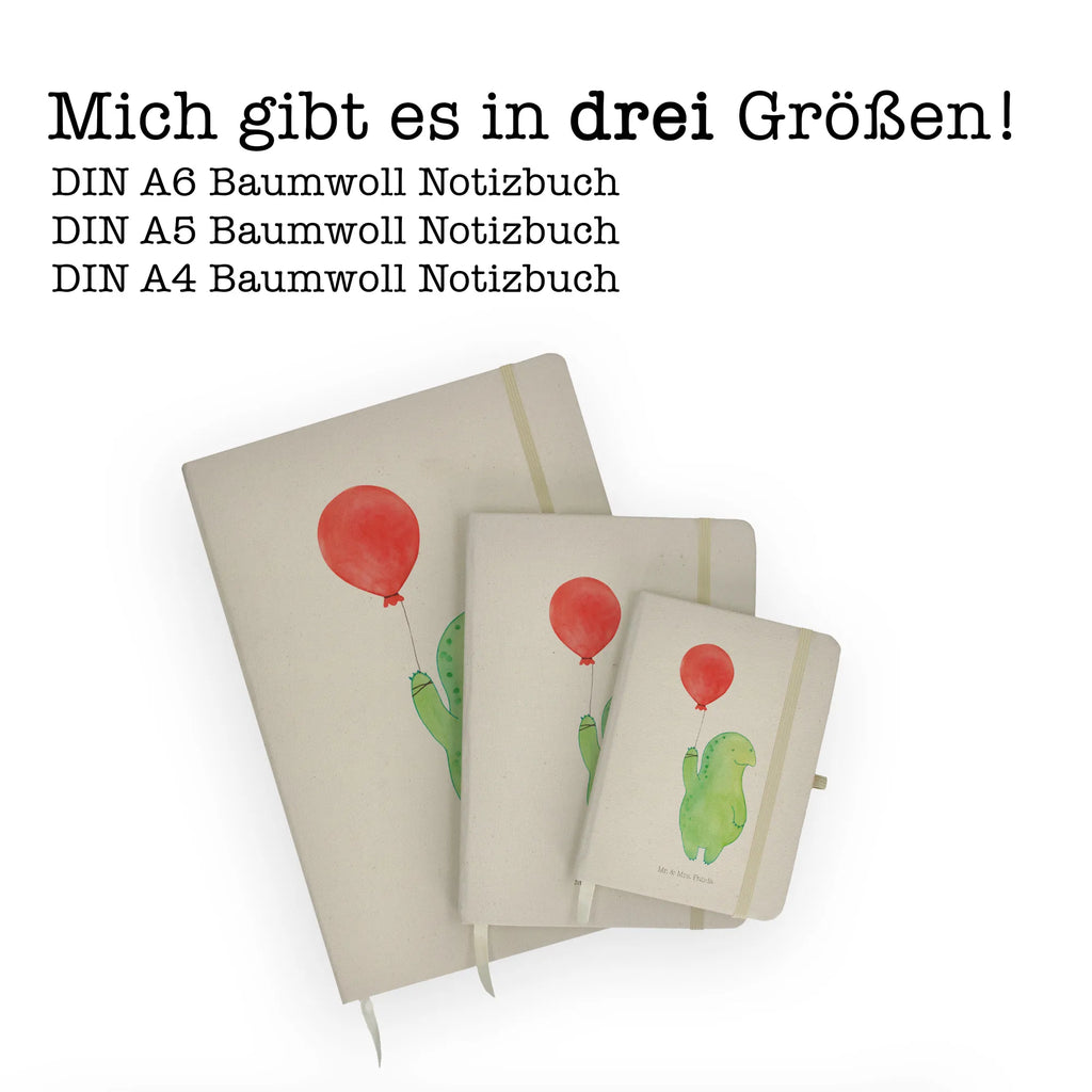 Baumwoll Notizbuch Schildkröte Luftballon Notizen, Eintragebuch, Tagebuch, Notizblock, Adressbuch, Journal, Kladde, Skizzenbuch, Notizheft, Schreibbuch, Schreibheft, Schildkröte, Schildkröten, Mutausbruch, Motivation, Motivationsspruch