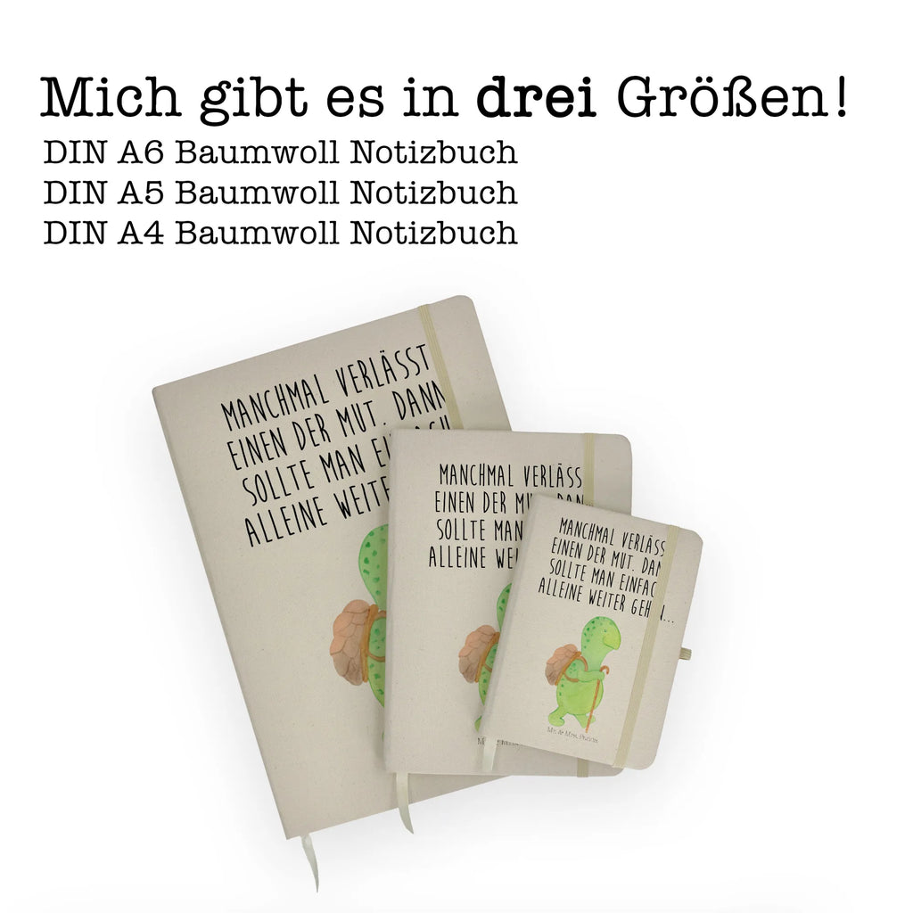 Baumwoll Notizbuch Schildkröte Wanderer Notizen, Eintragebuch, Tagebuch, Notizblock, Adressbuch, Journal, Kladde, Skizzenbuch, Notizheft, Schreibbuch, Schreibheft, Schildkröte, Schildkröten, Motivation, Motivationsspruch, Motivationssprüche, Neuanfang