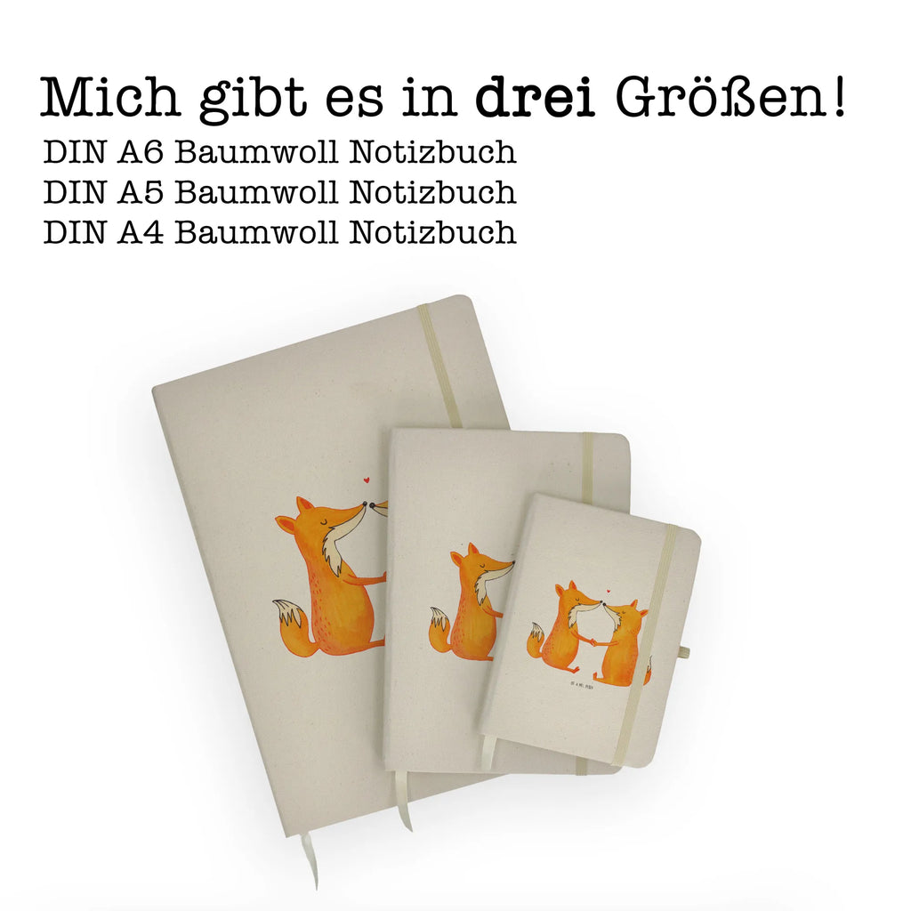 Baumwoll Notizbuch Füchse Liebe Notizen, Eintragebuch, Tagebuch, Notizblock, Adressbuch, Journal, Kladde, Skizzenbuch, Notizheft, Schreibbuch, Schreibheft, Fuchs, Füchse, Fox, Liebe, Liebespaar, Paar, Partner, Freundin, Freund, Ehe, Verlobte, Ehemann, Ehefrau, Liebesbeweis