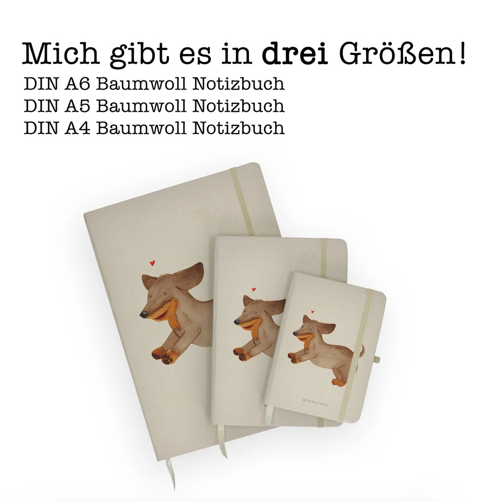 Baumwoll Notizbuch Hund Dackel fröhlich Notizen, Eintragebuch, Tagebuch, Notizblock, Adressbuch, Journal, Kladde, Skizzenbuch, Notizheft, Schreibbuch, Schreibheft, Hund, Hundemotiv, Haustier, Hunderasse, Tierliebhaber, Hundebesitzer, Sprüche, Hunde, Dackel, Dachshund, happy dog