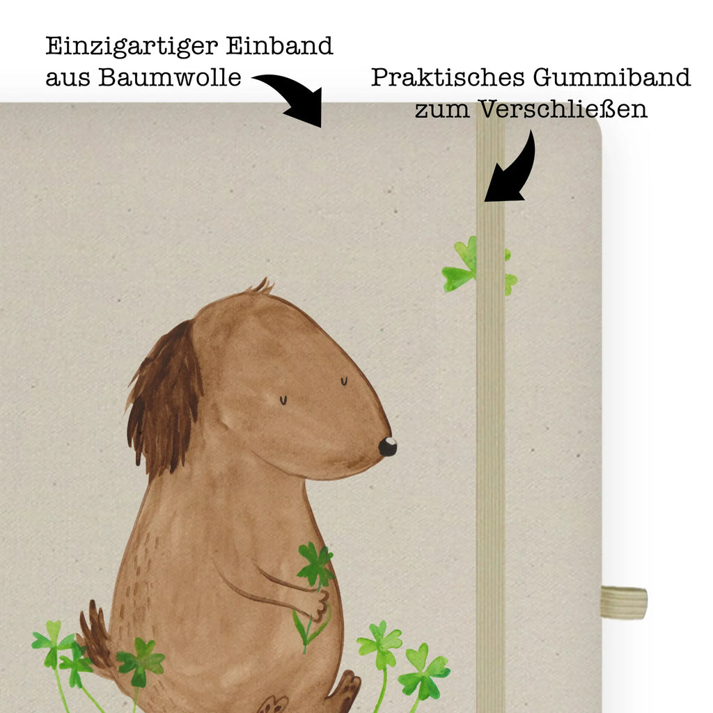 Baumwoll Notizbuch Hund Kleeblatt Notizen, Eintragebuch, Tagebuch, Notizblock, Adressbuch, Journal, Kladde, Skizzenbuch, Notizheft, Schreibbuch, Schreibheft, Hund, Hundemotiv, Haustier, Hunderasse, Tierliebhaber, Hundebesitzer, Sprüche, Kleeblatt, Glück, Tagträume, Motivation, Neuanfang, Geschenk, Glücksbringer, Selbstliebe, Achtsamkeit