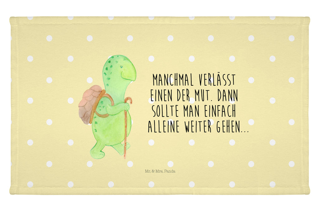 Handtuch Schildkröte Wanderer Handtuch, Badehandtuch, Badezimmer, Handtücher, groß, Kinder, Baby, Schildkröte, Schildkröten, Motivation, Motivationsspruch, Motivationssprüche, Neuanfang