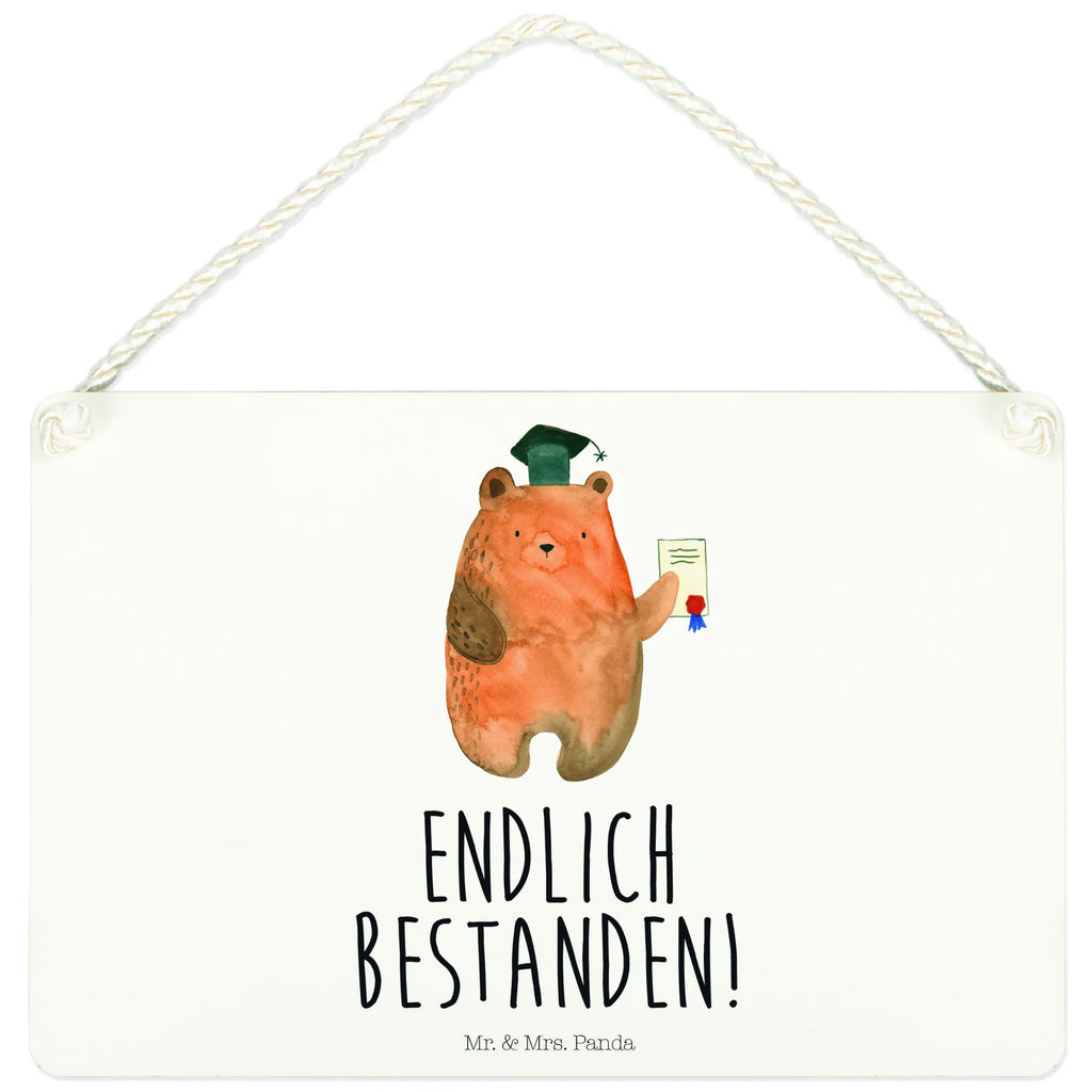 Deko Schild Bär Prüfung Dekoschild, Deko Schild, Schild, Tür Schild, Türschild, Holzschild, Wandschild, Wanddeko, Bär, Teddy, Teddybär, Abitur, Prüfungen, Prüfung bestanden, Abschluss, Zeugnis, Abschlusszeugnis