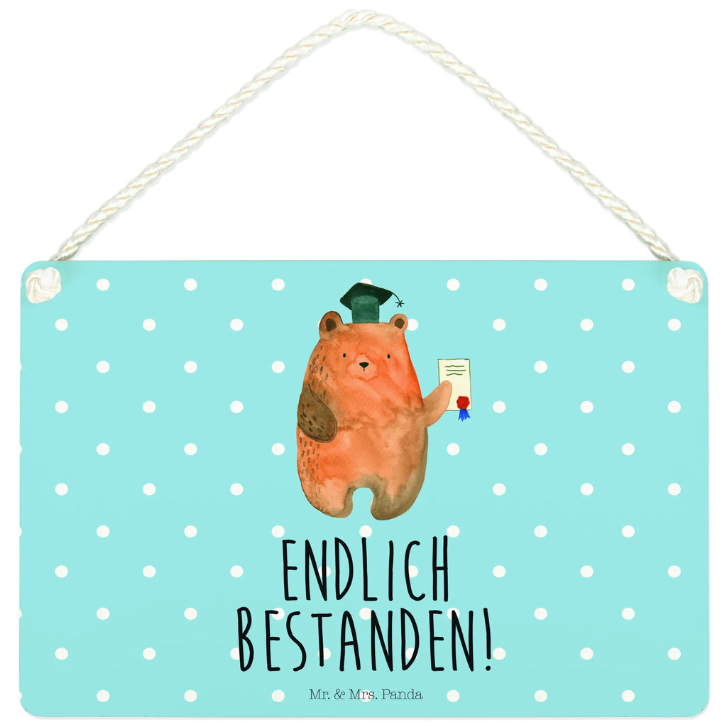 Deko Schild Bär Prüfung Dekoschild, Deko Schild, Schild, Tür Schild, Türschild, Holzschild, Wandschild, Wanddeko, Bär, Teddy, Teddybär, Abitur, Prüfungen, Prüfung bestanden, Abschluss, Zeugnis, Abschlusszeugnis