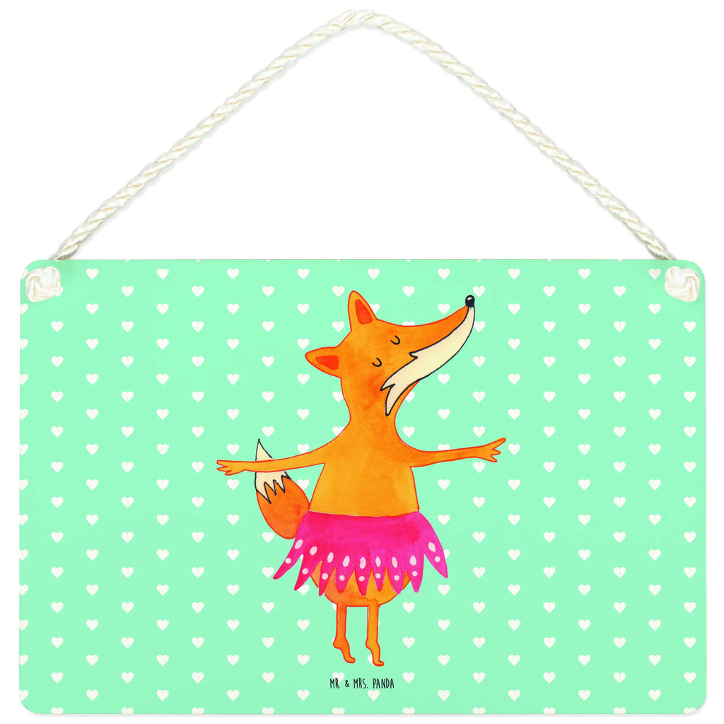 Deko Schild Fuchs Ballerina Dekoschild, Deko Schild, Schild, Tür Schild, Türschild, Holzschild, Wandschild, Wanddeko, Fuchs, Fuchs Spruch, Füchse, Füchsin, Ballerina, Ballett, Tänzerin, Tanzen, Party, Einladung, Geburtstag