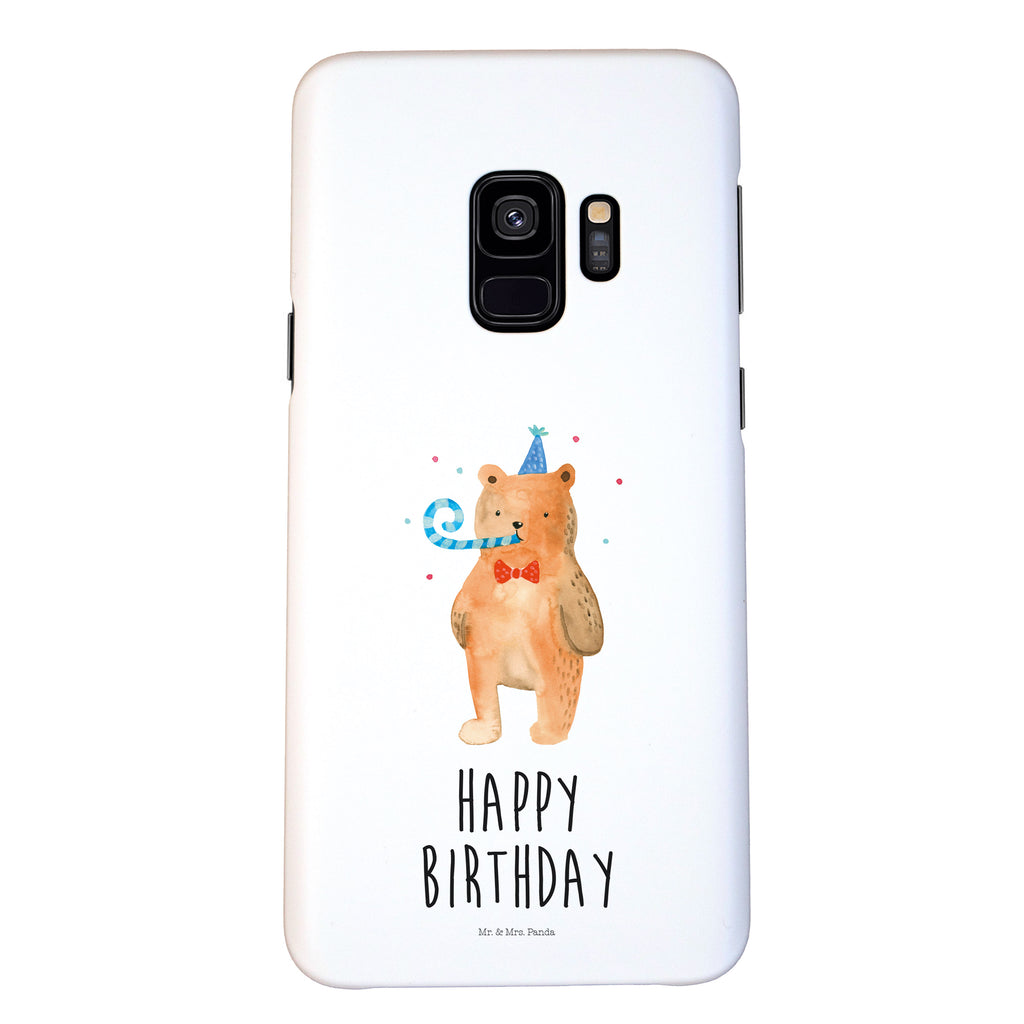 Handyhülle Bär Geburtstag Handyhülle, Handycover, Cover, Handy, Hülle, Samsung Galaxy S8 plus, Bär, Teddy, Teddybär, Happy Birthday, Alles Gute, Glückwunsch, Geburtstag