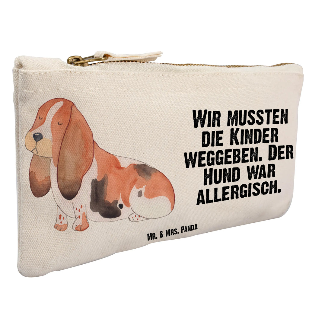 Schminktasche Hund Basset Hound Schminktasche, Kosmetiktasche, Kosmetikbeutel, Stiftemäppchen, Etui, Federmappe, Makeup, XXL, Schminketui, Kosmetiketui, Schlamperetui, Hund, Hundemotiv, Haustier, Hunderasse, Tierliebhaber, Hundebesitzer, Sprüche, Basset Hound, Basset, Hundeliebe, kinderlos