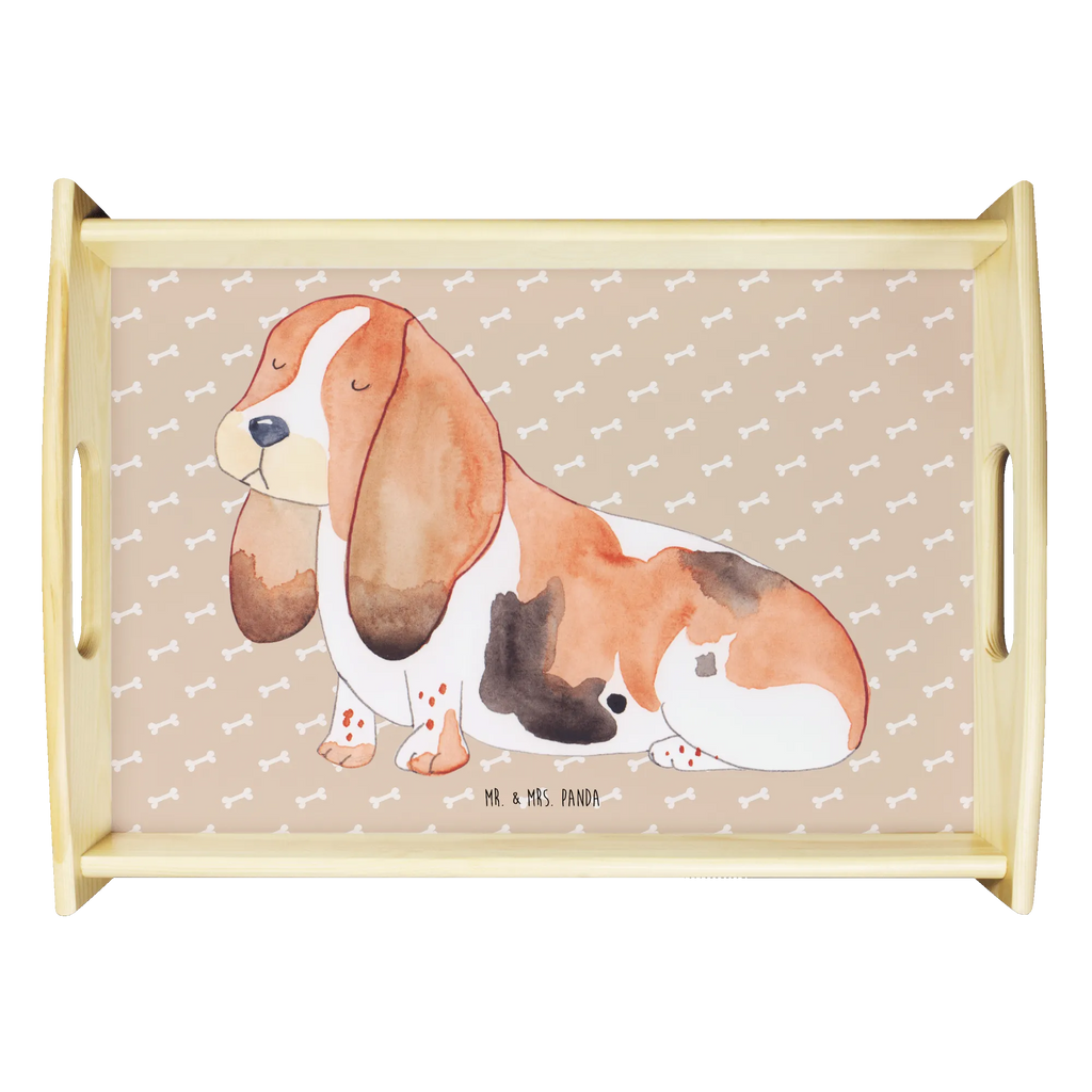 Serviertablett Hund Basset Hound Serviertablett, Tablett, Holztablett, Küchentablett, Dekotablett, Frühstückstablett, Hund, Hundemotiv, Haustier, Hunderasse, Tierliebhaber, Hundebesitzer, Sprüche, Basset Hound, Basset, Hundeliebe, kinderlos