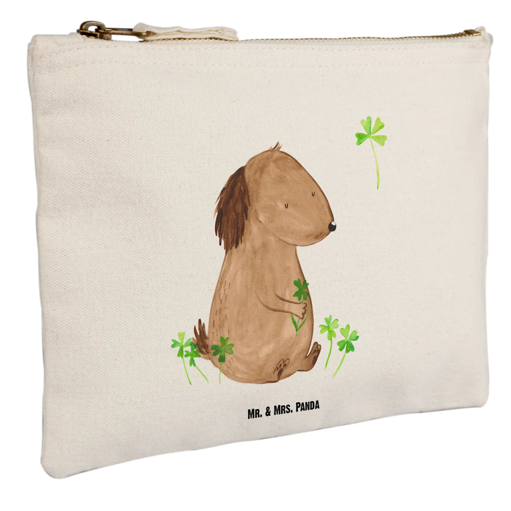 Schminktasche Hund Kleeblatt Schminktasche, Kosmetiktasche, Kosmetikbeutel, Stiftemäppchen, Etui, Federmappe, Makeup, XXL, Schminketui, Kosmetiketui, Schlamperetui, Hund, Hundemotiv, Haustier, Hunderasse, Tierliebhaber, Hundebesitzer, Sprüche, Kleeblatt, Glück, Tagträume, Motivation, Neuanfang, Geschenk, Glücksbringer, Selbstliebe, Achtsamkeit