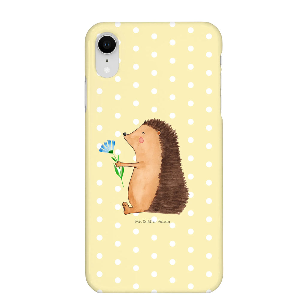 Handyhülle Igel Blumen Handyhülle, Handycover, Cover, Handy, Hülle, Iphone 10, Iphone X, Tiermotive, Gute Laune, lustige Sprüche, Tiere, Igel, Gute Besserung, Genesungswünsche, Krankheit, Krankenhaus, krank, Besuch