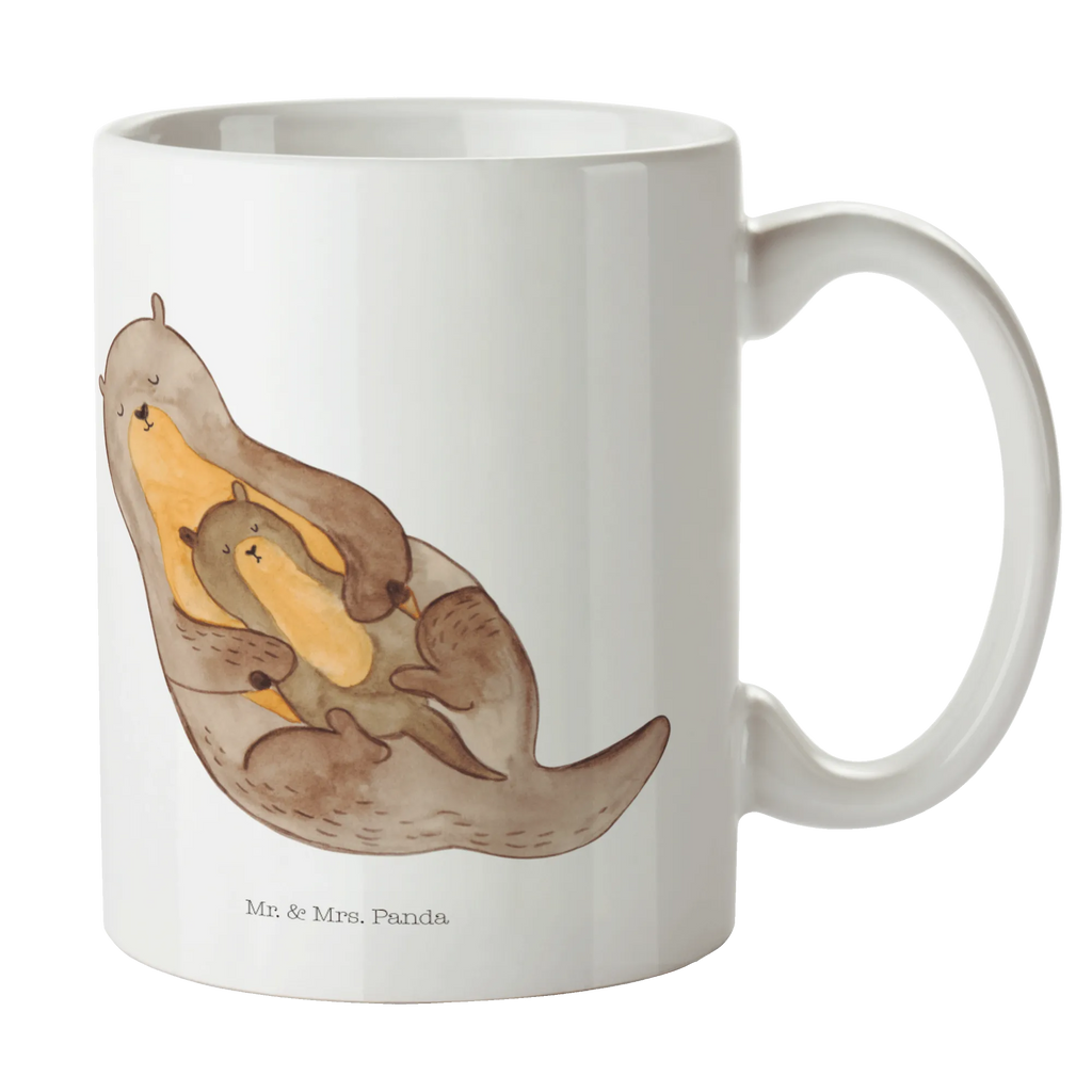 Tasse Otter mit Kind Tasse, Kaffeetasse, Teetasse, Becher, Kaffeebecher, Teebecher, Keramiktasse, Porzellantasse, Büro Tasse, Geschenk Tasse, Tasse Sprüche, Tasse Motive, Kaffeetassen, Tasse bedrucken, Designer Tasse, Cappuccino Tassen, Schöne Teetassen, Otter, Fischotter, Seeotter, Otter Seeotter See Otter