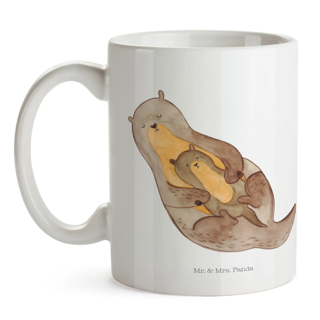 Tasse Otter mit Kind Tasse, Kaffeetasse, Teetasse, Becher, Kaffeebecher, Teebecher, Keramiktasse, Porzellantasse, Büro Tasse, Geschenk Tasse, Tasse Sprüche, Tasse Motive, Kaffeetassen, Tasse bedrucken, Designer Tasse, Cappuccino Tassen, Schöne Teetassen, Otter, Fischotter, Seeotter, Otter Seeotter See Otter