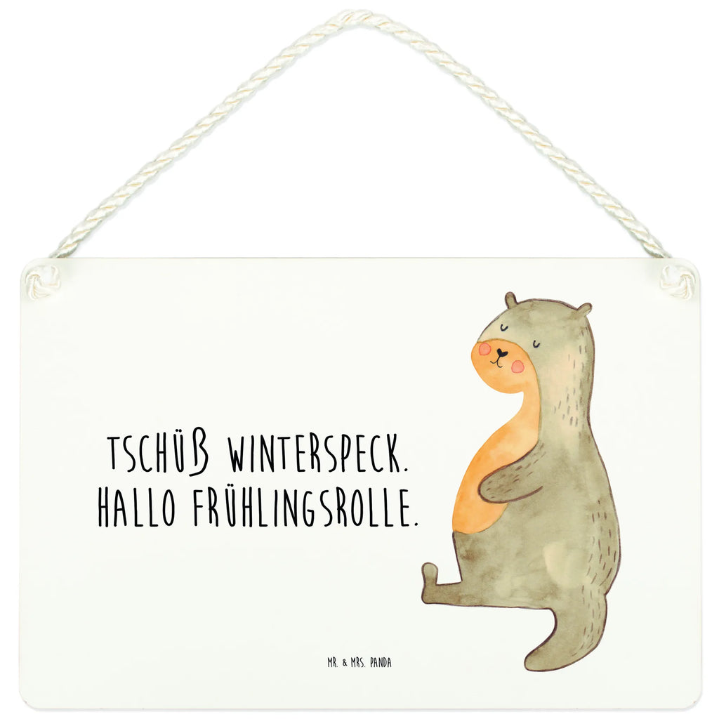 Deko Schild Otter Bauch Dekoschild, Deko Schild, Schild, Tür Schild, Türschild, Holzschild, Wandschild, Wanddeko, Otter, Fischotter, Seeotter, Otter Seeotter See Otter