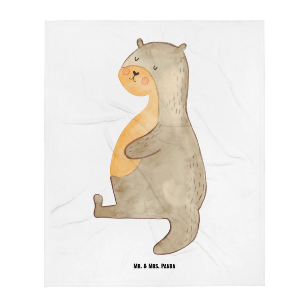 Babydecke Otter Bauch Babydecke, Babygeschenk, Geschenk Geburt, Babyecke Kuscheldecke, Krabbeldecke, Otter, Fischotter, Seeotter, Otter Seeotter See Otter