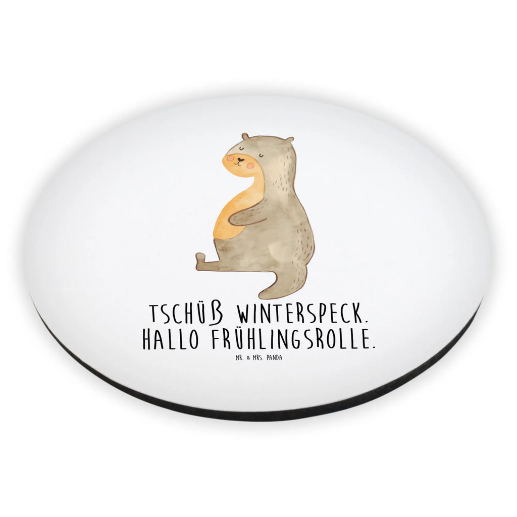 Rund Magnet Otter Bauch Kühlschrankmagnet, Pinnwandmagnet, Souvenir Magnet, Motivmagnete, Dekomagnet, Whiteboard Magnet, Notiz Magnet, Kühlschrank Dekoration, Otter, Fischotter, Seeotter, Otter Seeotter See Otter