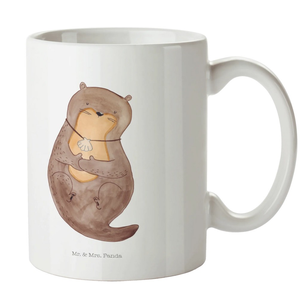 Tasse Otter Muschel Tasse, Kaffeetasse, Teetasse, Becher, Kaffeebecher, Teebecher, Keramiktasse, Porzellantasse, Büro Tasse, Geschenk Tasse, Tasse Sprüche, Tasse Motive, Kaffeetassen, Tasse bedrucken, Designer Tasse, Cappuccino Tassen, Schöne Teetassen, Otter, Fischotter, Seeotter, Otterliebe, grübeln, träumen, Motivation, Tagträumen, Büro