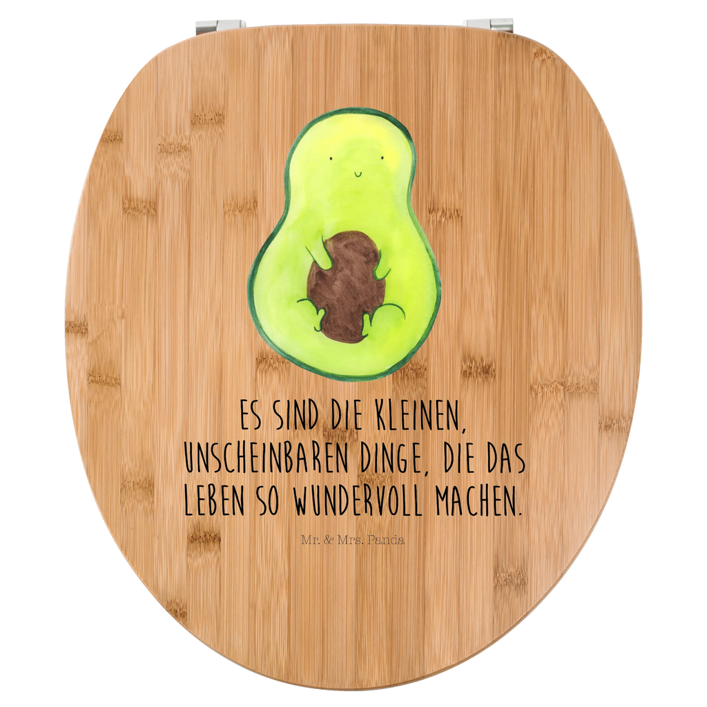 Motiv WC Sitz Avocado Kern Klobrille, Klodeckel, Toilettendeckel, WC-Sitz, Toilette, Avocado, Veggie, Vegan, Gesund, Avokado, Avocadokern, Kern, Pflanze, Spruch Leben