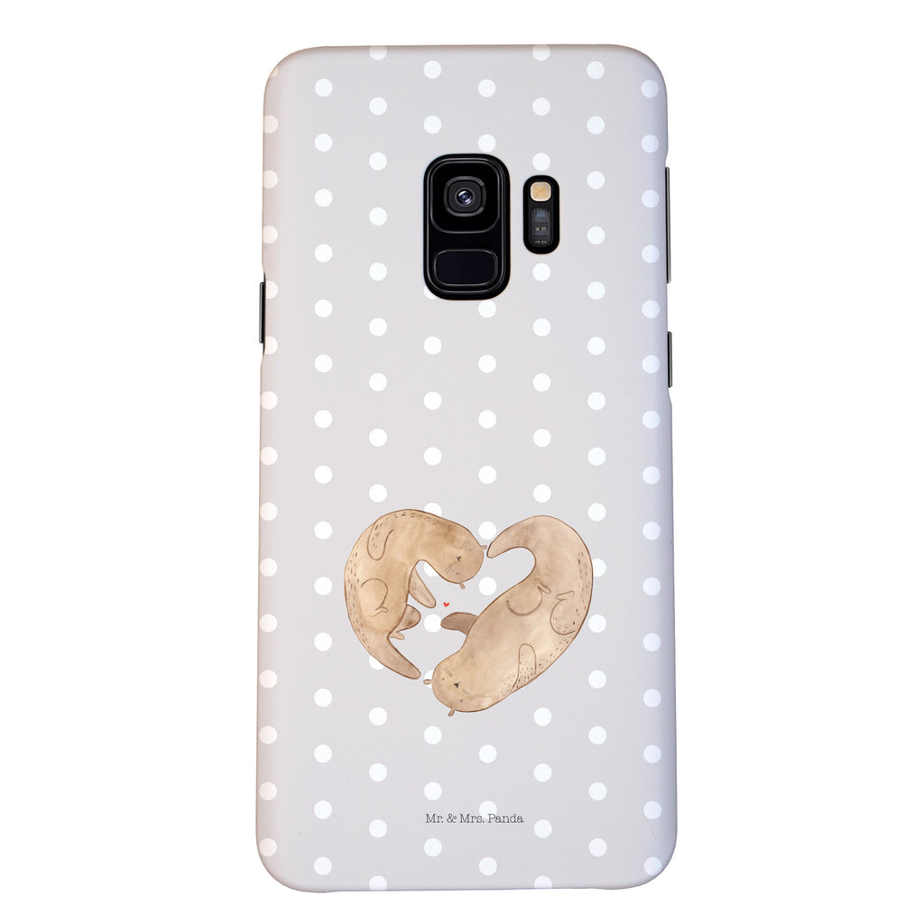 Handyhülle Otter Herz Samsung Galaxy S9, Handyhülle, Smartphone Hülle, Handy Case, Handycover, Hülle, Otter, Fischotter, Seeotter, Liebe, Herz, Liebesbeweis, Liebesgeschenk, Bessere Hälfte, Love you, Jahrestag, Hochzeitstag, Verlobung, gemeinsames Leben