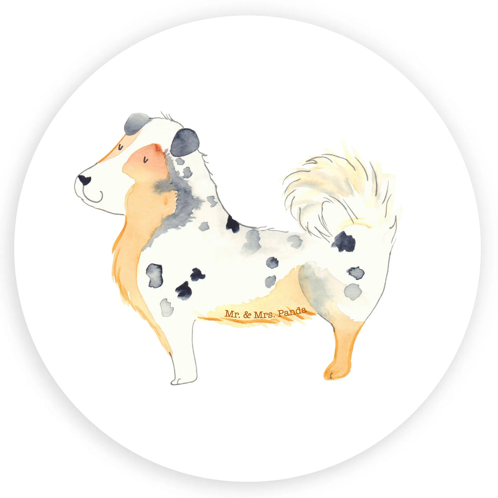 Rund Aufkleber Australien Shepherd Sticker, Aufkleber, Etikett, Hund, Hundemotiv, Haustier, Hunderasse, Tierliebhaber, Hundebesitzer, Sprüche, Australien Shepherd, Shepherd, Hundeliebe, Familienhund, Spruch