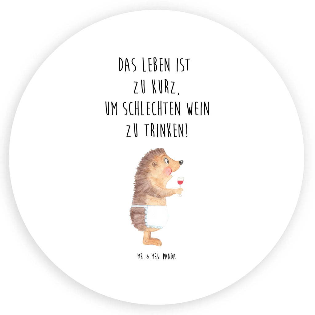 Rund Aufkleber Igel mit Wein Sticker, Aufkleber, Etikett, Tiermotive, Gute Laune, lustige Sprüche, Tiere, Wein Spruch, Igel, Geschenk Weintrinker, Geschenk Weinliebhaber, Wein Deko, Weinglas, Rotwein, Weißwein, Wein trinken