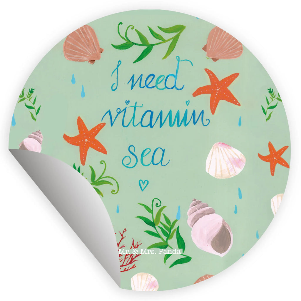 Rund Aufkleber Vitamin Sea Sticker, Aufkleber, Etikett, Kinder, rund, Blumen Deko, Frühlings Deko, Sommer Deko, Dekoration, positive Botschaft, Naturliebhaber, Outdoor, Natur, Abenteuer, Vitamin Sea, See, Schwimmen Spruch, Schwimmer Geschenk, Strand Urlaub, Wasserratte Geschenk, Urlaub am Meer