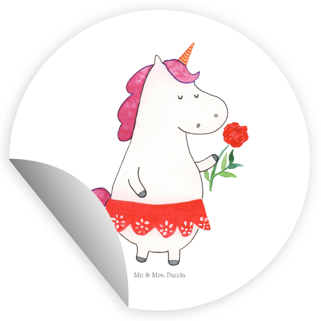 Rund Aufkleber Einhorn Dame Sticker, Aufkleber, Etikett, Einhorn, Einhörner, Einhorn Deko, Pegasus, Unicorn, Dame, Lady, feine Dame, Freundin, Frau, Bachelor, Bachelorette, Abfuhr, Schluss machen, Trennung