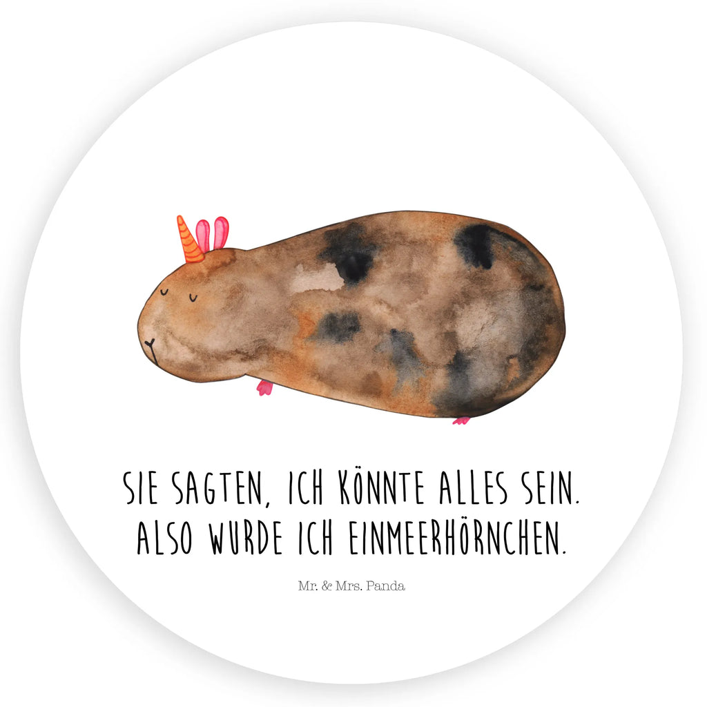 Rund Aufkleber Meerhörnchen Sticker, Aufkleber, Etikett, Einhorn, Einhörner, Einhorn Deko, Unicorn, Meerhörnchen, Meericorn, Meerschwein, Meerschweinchen