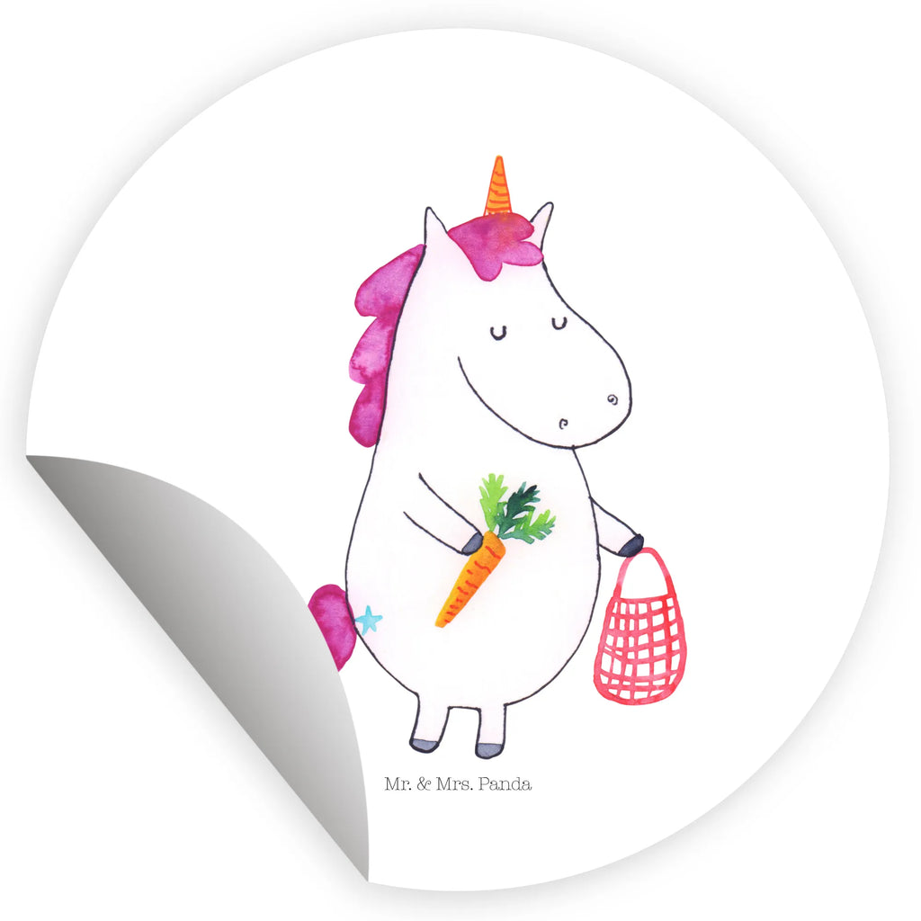 Rund Aufkleber Einhorn Vegan Sticker, Aufkleber, Etikett, Einhorn, Einhörner, Einhorn Deko, Pegasus, Unicorn, vegan, Gesund leben, Vegetariar, Rohkost, Gesund essen, Veganismus, Veganer