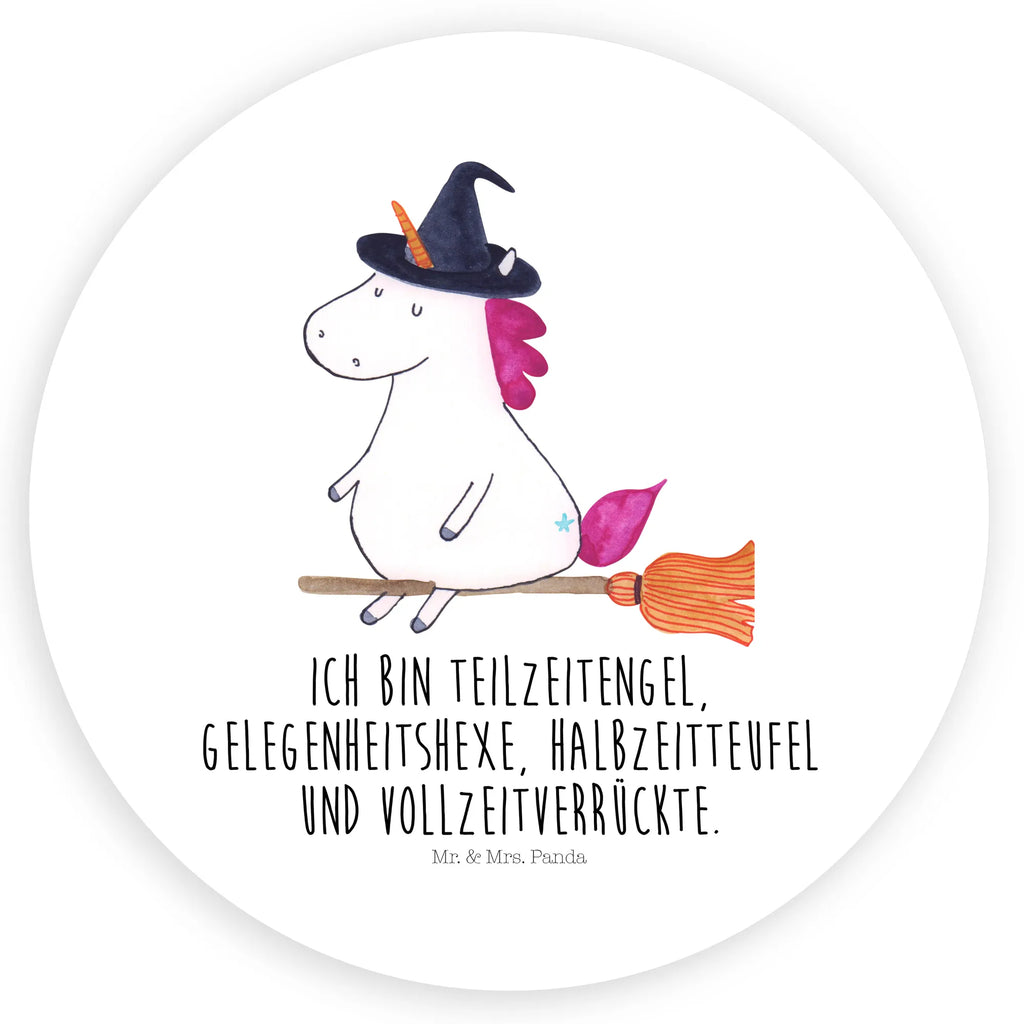 Rund Aufkleber Einhorn Hexe Sticker, Aufkleber, Etikett, Einhorn, Einhörner, Einhorn Deko, Unicorn, Frau, Ehefrau, Hexe, Teufel, Engel, Verrückte, Freundin, Leben, Zicke