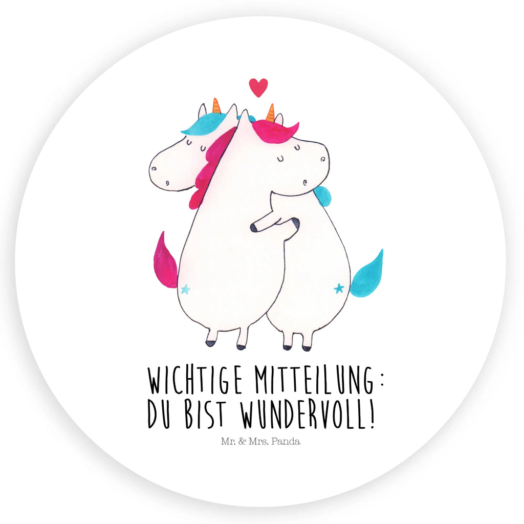 Rund Aufkleber Einhorn Mitteilung Sticker, Aufkleber, Etikett, Einhorn, Einhörner, Einhorn Deko, Pegasus, Unicorn, Valentinstag, Valentine, Liebe, Geschenk, Partner, Ehe, lustig, witzig, Spruch