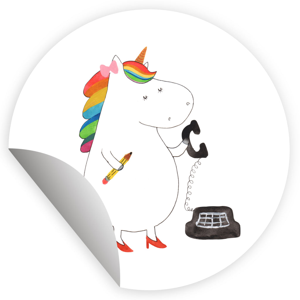 Rund Aufkleber Einhorn Sekretärin Sticker, Aufkleber, Etikett, Einhorn, Einhörner, Einhorn Deko, Pegasus, Unicorn, Sekretärin, Büro, Rechtsanwältin, Rechtsanwaltsgehilfin, Steuerbüro, Steuerkanzlei, Bürokraft, Bürohilfe