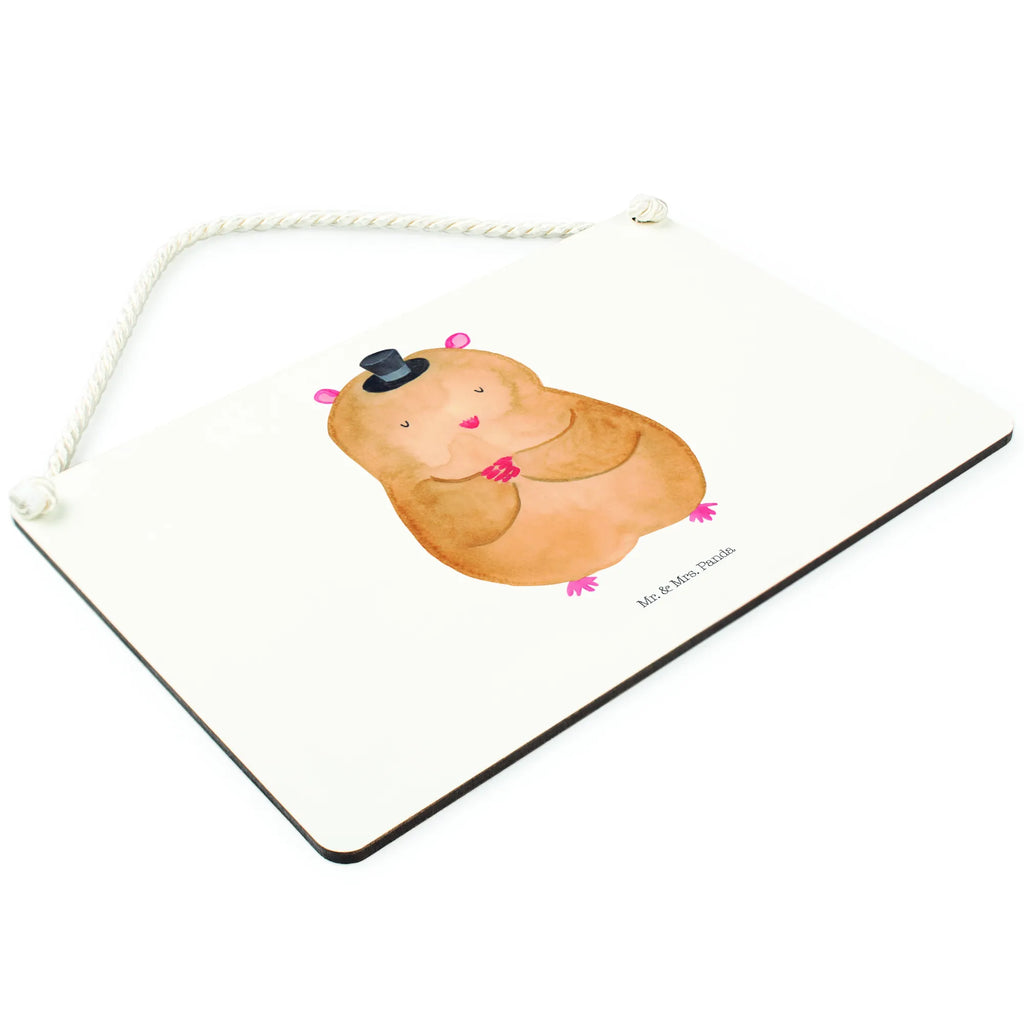 Deko Schild Hamster Hut Dekoschild, Deko Schild, Schild, Tür Schild, Türschild, Holzschild, Wandschild, Wanddeko, Tiermotive, Gute Laune, lustige Sprüche, Tiere, Hamster, Hut, Magier, Zylinder, Zwerghamster, Zauberer