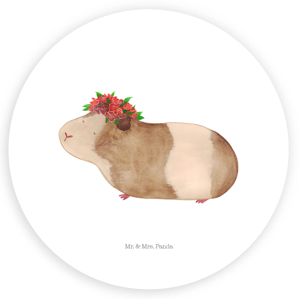 Rund Aufkleber Meerschweinchen weise Sticker, Aufkleber, Etikett, Tiermotive, Gute Laune, lustige Sprüche, Tiere, Meerschweinchen, Meerie, Meeries, Wunder, Blumenkind, Realität, Spruch, Weisheit, Motivation, Wunderland