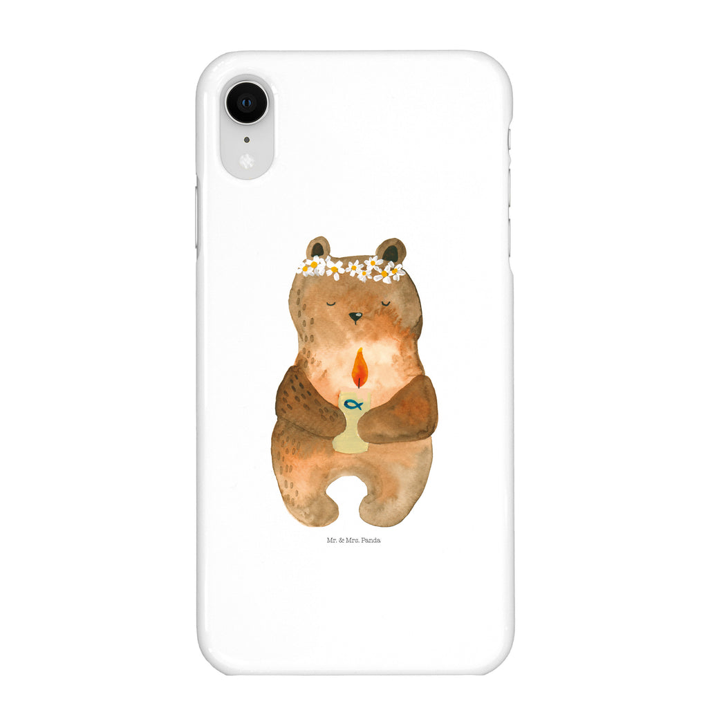 Handyhülle Bär Kommunion Handyhülle, Handycover, Cover, Handy, Hülle, Iphone 10, Iphone X, Bär, Teddy, Teddybär, Kommunion, Gottes Segen, Taufkerze, katholisch