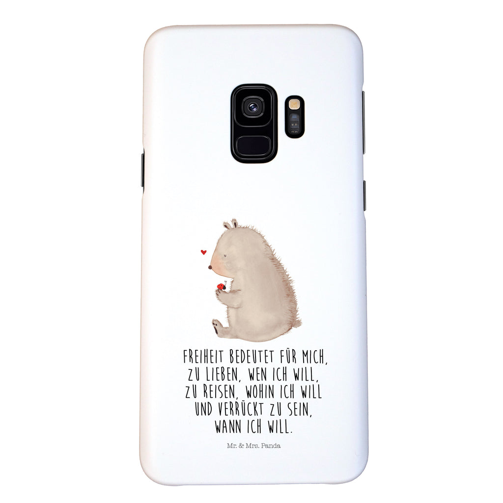 Handyhülle Bär Marienkäfer Iphone 11 Pro Handyhülle, Iphone 11 Pro, Handyhülle, Premium Kunststoff, Bär, Teddy, Teddybär, Marienkäfer, Liebe, Freiheit, Motivation, Das Leben ist schön