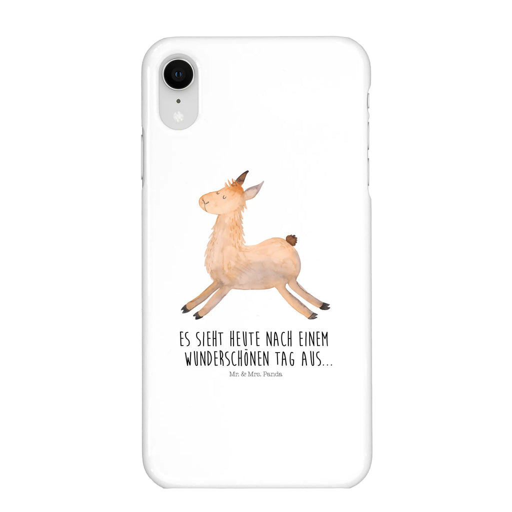 Phone case lama Jump Handyhülle, Handycover, Cover, Handy, Hülle, Iphone 10, Iphone X, Lama, Alpaka, Lamas, Lieblingstag, Happy day, fröhlich, Glück, Freundin, Liebeskummer, Neustart, guten Morgen, Start, Prüfung, Abitur