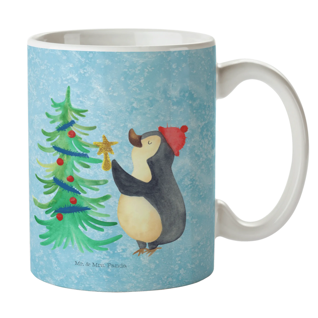 Tasse Pinguin Weihnachtsbaum Tasse, Kaffeetasse, Teetasse, Becher, Kaffeebecher, Teebecher, Keramiktasse, Porzellantasse, Büro Tasse, Geschenk Tasse, Tasse Sprüche, Tasse Motive, Kaffeetassen, Tasse bedrucken, Designer Tasse, Cappuccino Tassen, Schöne Teetassen, Winter, Weihnachten, Weihnachtsdeko, Nikolaus, Advent, Heiligabend, Wintermotiv, Pinguin