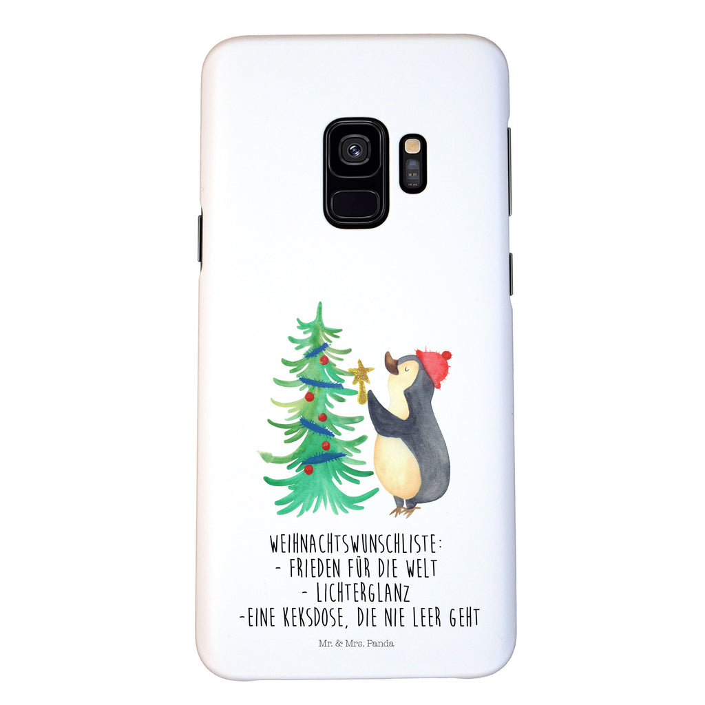 Handyhülle Pinguin Weihnachtsbaum Iphone 11 Pro Handyhülle, Iphone 11 Pro, Handyhülle, Premium Kunststoff, Winter, Weihnachten, Weihnachtsdeko, Nikolaus, Advent, Heiligabend, Wintermotiv, Pinguin