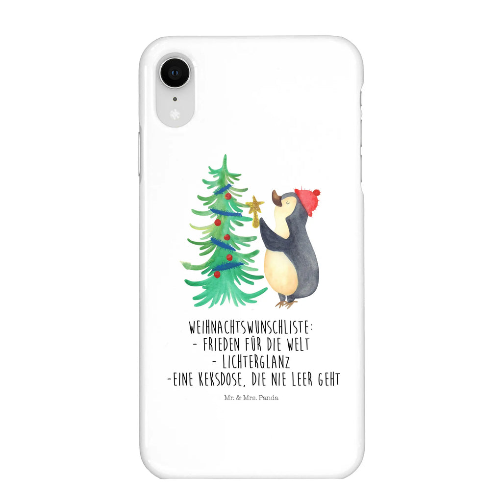 Handyhülle Pinguin Weihnachtsbaum Handyhülle, Handycover, Cover, Handy, Hülle, Iphone 10, Iphone X, Winter, Weihnachten, Weihnachtsdeko, Nikolaus, Advent, Heiligabend, Wintermotiv, Pinguin