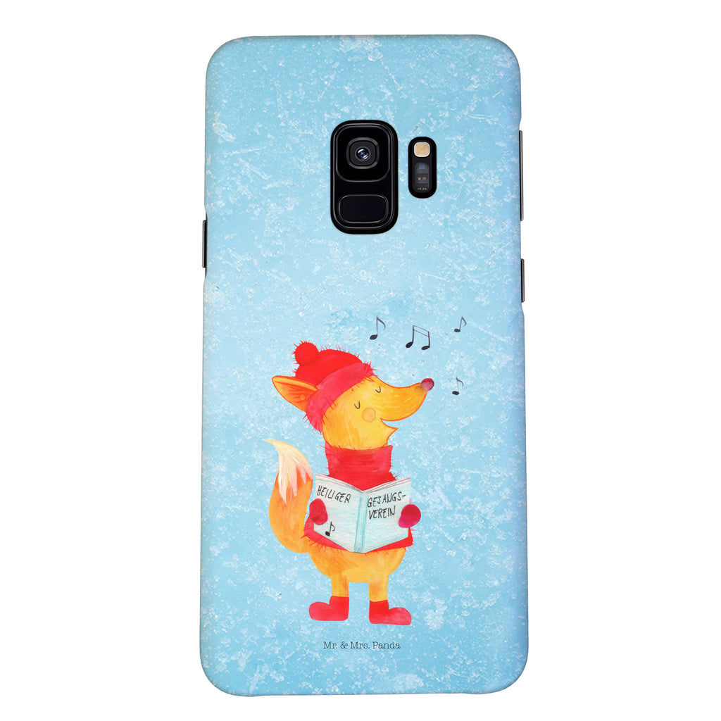 Handyhülle Fuchs Sänger Handyhülle, Handycover, Cover, Handy, Hülle, Iphone 10, Iphone X, Winter, Weihnachten, Weihnachtsdeko, Nikolaus, Advent, Heiligabend, Wintermotiv, Fuchs, Füchse, Sänger, Geschenk Sänger, Singen, Weihnachtslieder