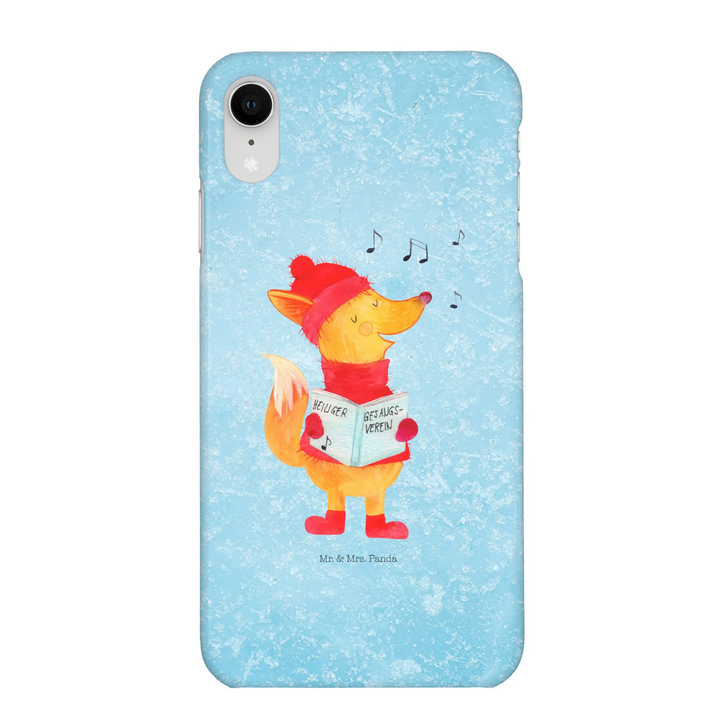 Handyhülle Fuchs Sänger Handyhülle, Handycover, Cover, Handy, Hülle, Iphone 10, Iphone X, Winter, Weihnachten, Weihnachtsdeko, Nikolaus, Advent, Heiligabend, Wintermotiv, Fuchs, Füchse, Sänger, Geschenk Sänger, Singen, Weihnachtslieder