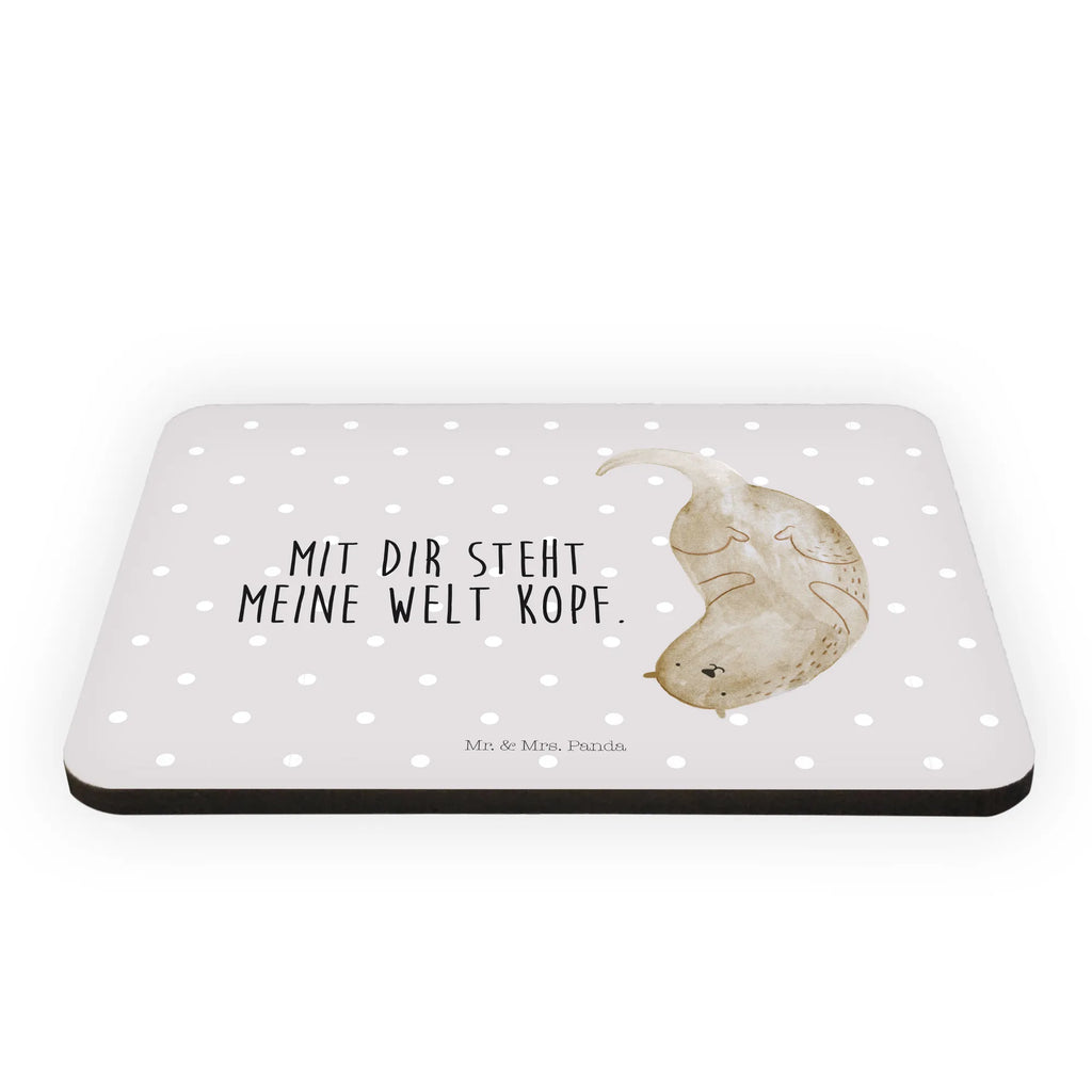 Magnet Otter kopfüber Kühlschrankmagnet, Pinnwandmagnet, Souvenir Magnet, Motivmagnete, Dekomagnet, Whiteboard Magnet, Notiz Magnet, Kühlschrank Dekoration, Otter, Fischotter, Seeotter, Otter Seeotter See Otter